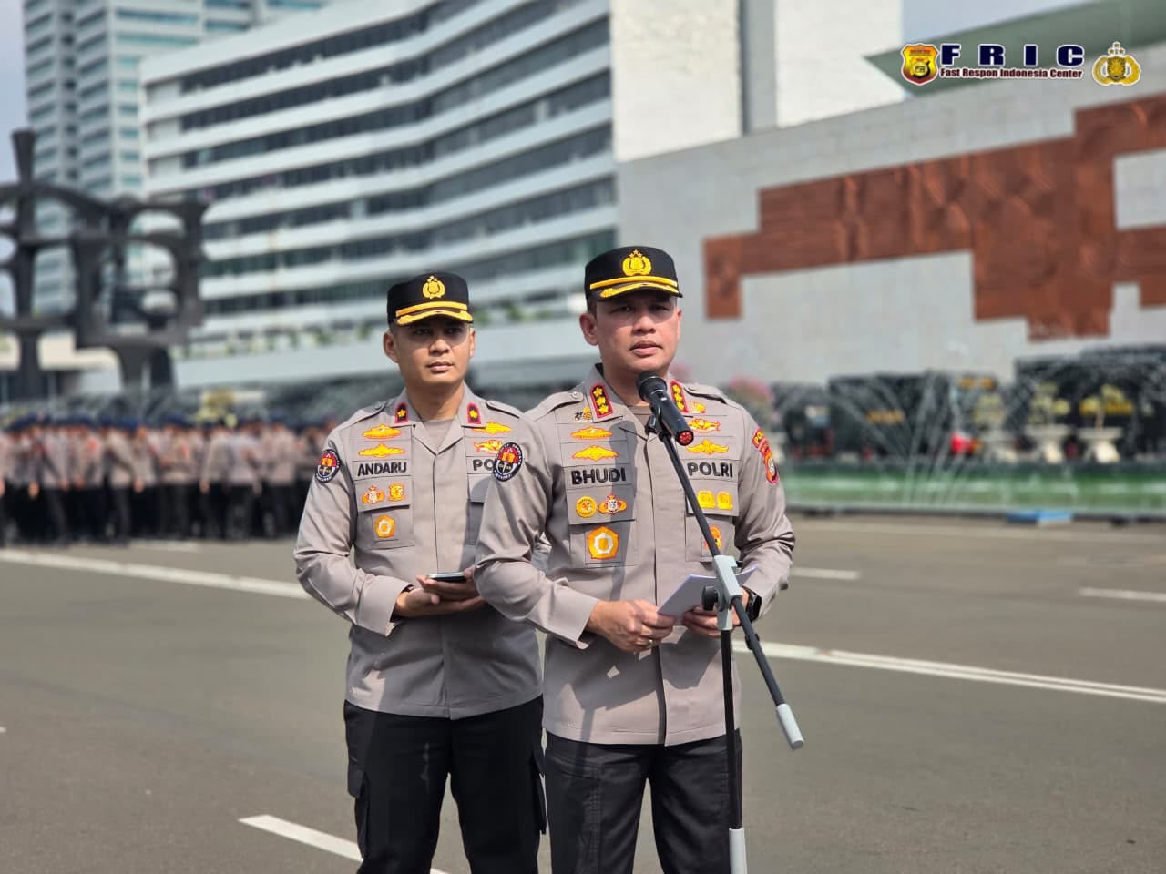 6.675 Personel Gabungan Layani Aksi Mahasiswa di Sejumlah Titik Jakarta