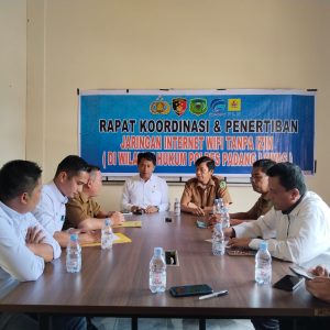 Sat Reskrim Polres Padang Lawas Gandeng Pemkab dan PLN Berantas Wi – Fi Ilegal Tanpa Rugikan Warga