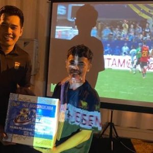 Jaga Jakarta On The Spot, Polres Pelabuhan Tanjung Priok Adakan Nobar Kualifikasi Piala Dunia 2026