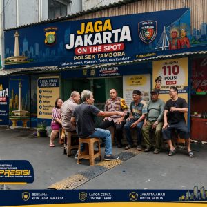 Wakapolsek Tambora Tatap Muka dengan Warga Angke, Bangun Sinergi Ciptakan Lingkungan Aman melalui Jaga Jakarta+ Jayakarta On The Spot