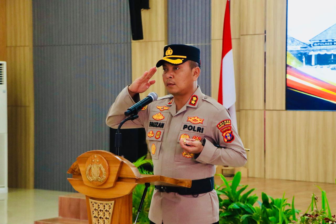 Kapolres Kutim Pimpin Sertijab Kasat Polairud Dan Empat Kapolsek