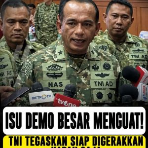 Isu Demo Besar Menguat! TNI Tegaskan Siap Digerakkan Kapan Saja