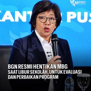 BGN Resmi Hentikan MBG Saat Libur Sekolah, Untuk Evaluasi dan Perbaikan Program