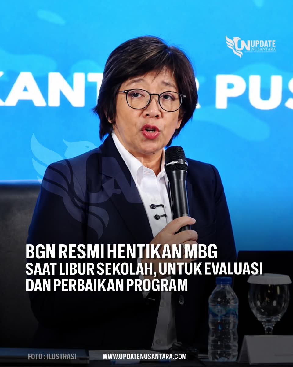 BGN Resmi Hentikan MBG Saat Libur Sekolah, Untuk Evaluasi dan Perbaikan Program