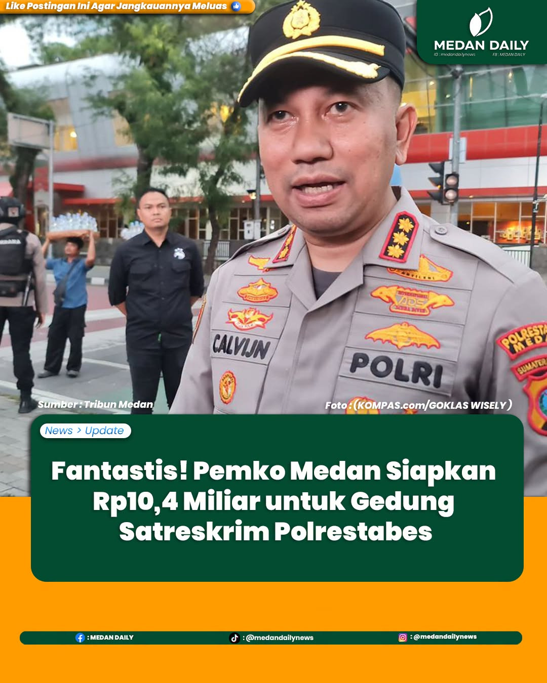 Fantastis! Pemko Medan Siapkan Rp 10,4 Miliar untuk Gedung Satreskrim Polrestabes