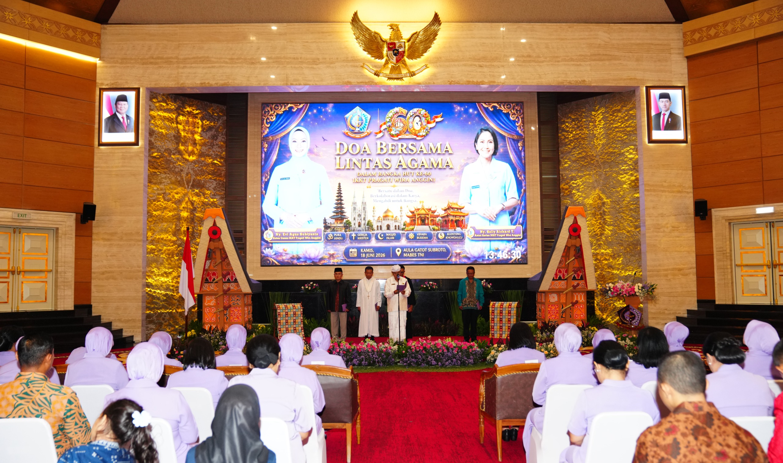 Peringati HUT Ke-60, IKKT Pragati Wira Anggini Gelar Seminar Kesehatan dan Doa Bersama Lintas Agama