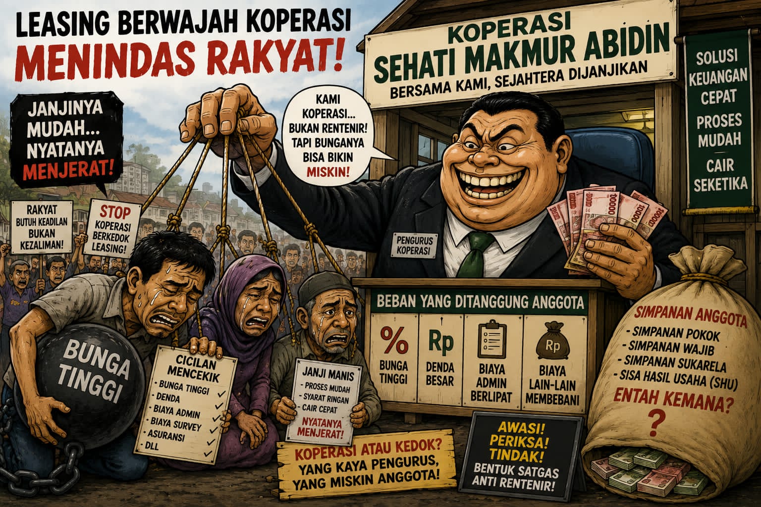 Leasing Berkedok Koperasi Disorot, GRIB Jaya Pringsewu Desak Pembentukan Satgas Anti Rentenir