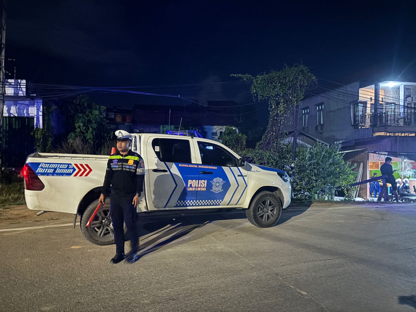 Wujudkan Kamseltibcar Lantas Di Sangatta Satlantas Polres Kutim Intensifkan Patroli Antisipasi Balap Liar