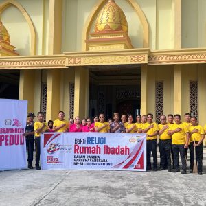 Kapolres Bitung Pimpin Bhakti Religi di Empat Rumah Ibadah, Perkuat Toleransi dan Kebersamaan Jelang Hari Bhayangkara ke-80