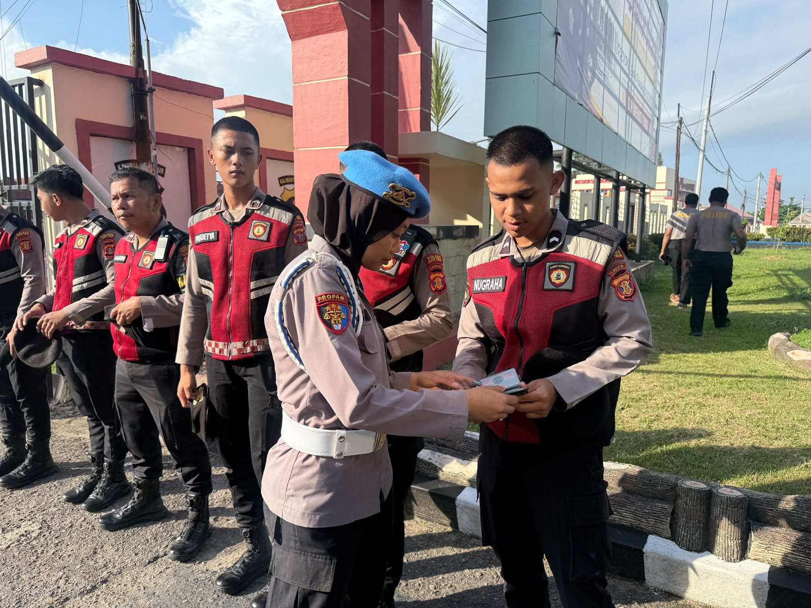 Polres Kutim Laksanakan Gaktibplin, Tingkatkan Disiplin Dan Profesionalisme Personel