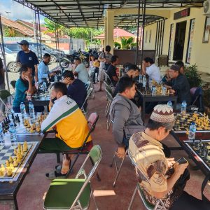Polsek Muara Wahau Adakan Turnamen Catur Bhayangkara Cup Jelang Hari Bhayangkara Ke-80
