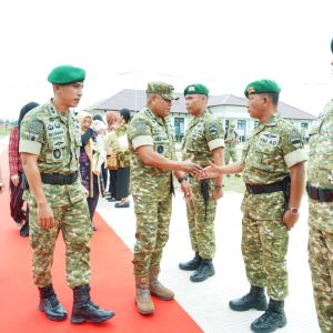 Pangdam I/BB Dampingi Wakasad Kunjungan Kunjungan Kerja ke Yonif TP 852/ABY