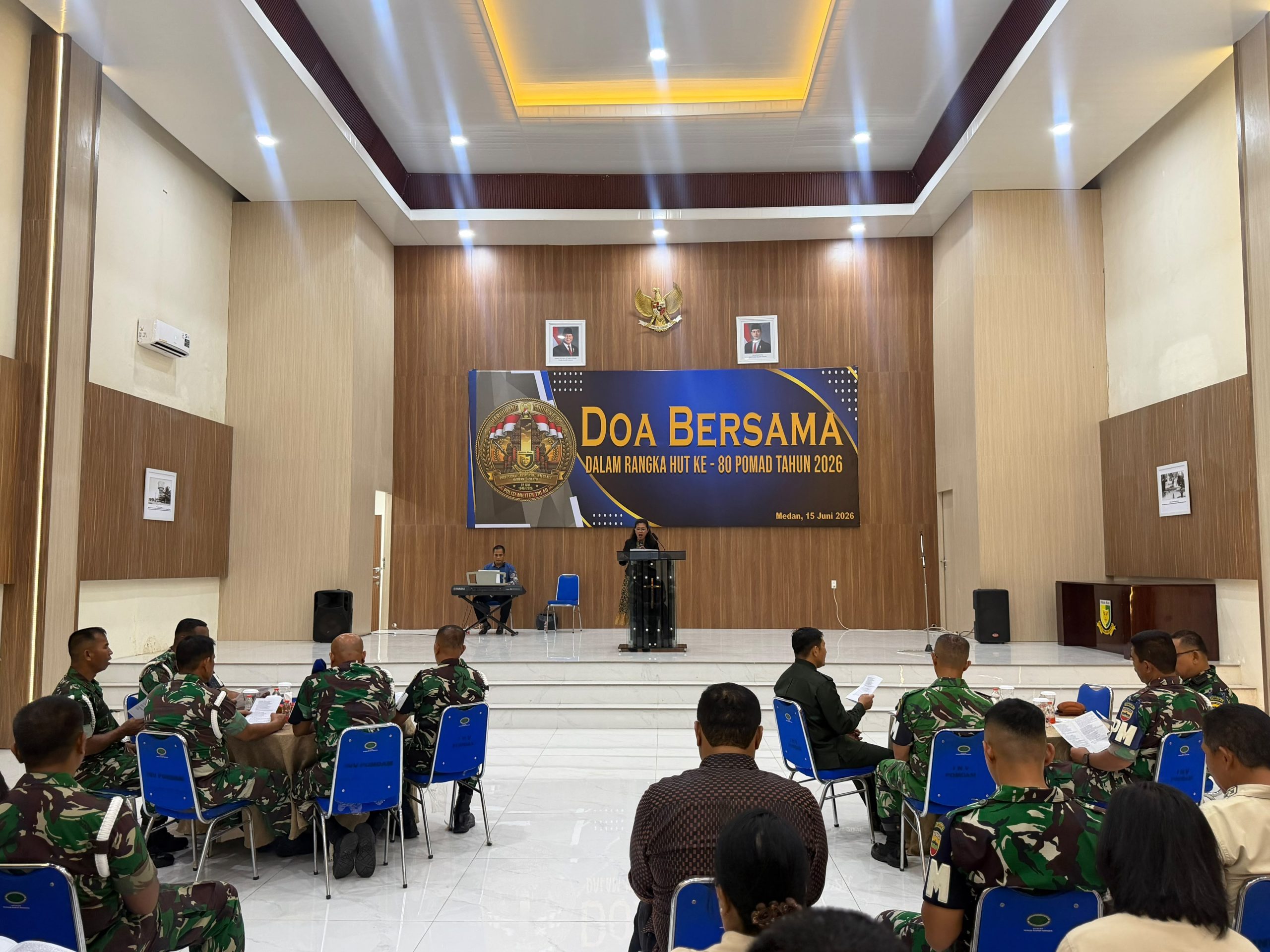 Pomdam I/BB Melaksanakan Kegiatan Do’a Bersama Dalam Rangka HUT ke – 80 POMAD Tahun 2026