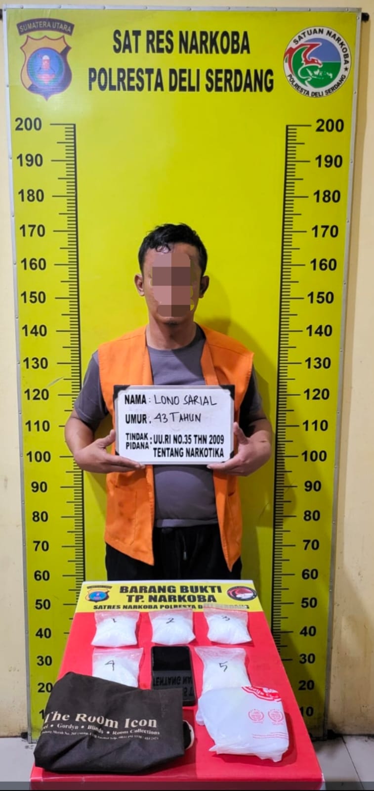 Berani Nyimpan Narkoba dibekuk Satresnarkoba Polresta Deli Serdang