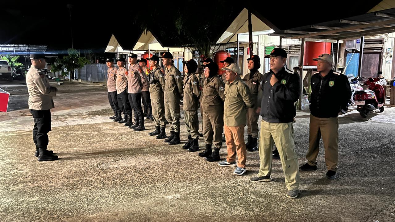 Polsek Sangkulirang Intensifkan Patroli Dan Razia KRYD Malam Minggu Demi Ciptakan Kamtibmas Kondusif