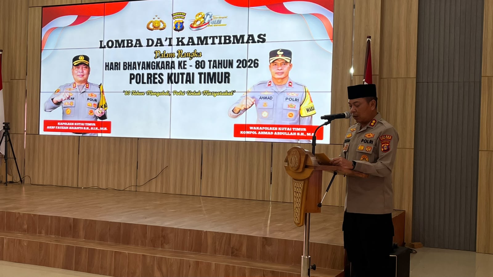 Semarak Hari Bhayangkara Ke-80, Polres Kutim Gelar Lomba Da’i Kamtibmas Untuk Perkuat Pesan Keamanan Dan Kerukunan