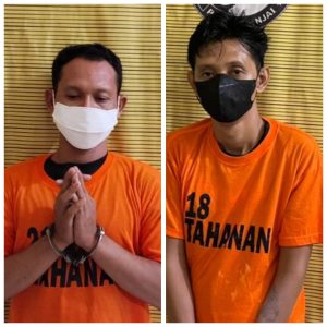 Dua Pria Sebagai Pengedar Narkoba, Ditangkap Satresnarkoba Polres Binjai