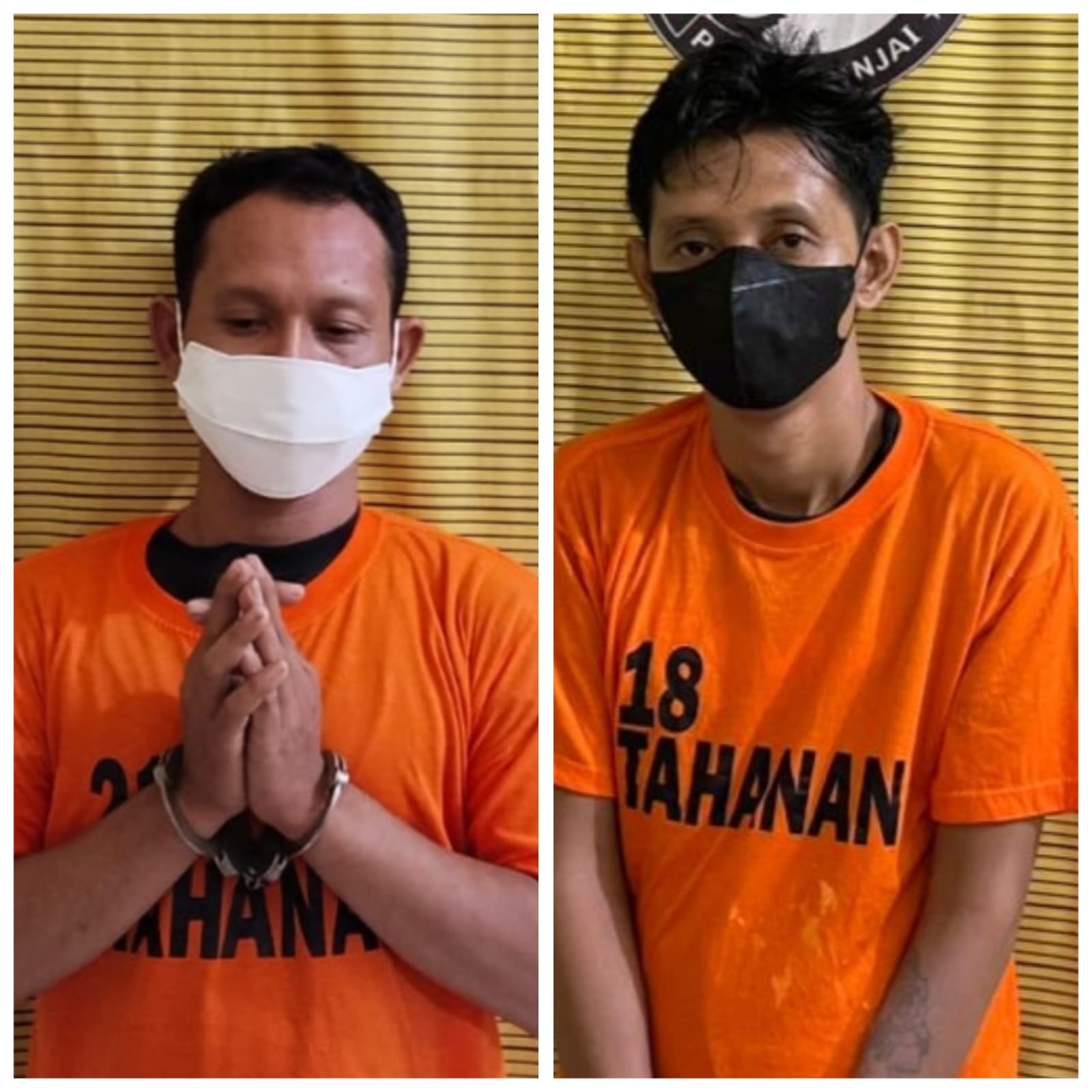 Dua Pria Sebagai Pengedar Narkoba, Ditangkap Satresnarkoba Polres Binjai