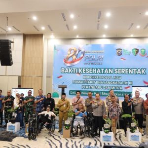 Bakti Kesehatan Hari Bhayangkara ke-80, Polda Riau Gelar 14 Layanan Medis