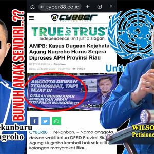 Menggugat Moralitas Agung Nugroho : Rekam Jejak Kelam, Hedonisme Otoritas, dan Seruan Perlawanan Rakyat Pekanbaru