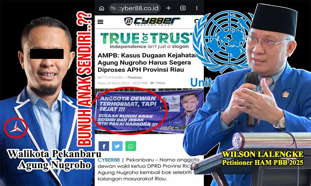 Menggugat Moralitas Agung Nugroho : Rekam Jejak Kelam, Hedonisme Otoritas, dan Seruan Perlawanan Rakyat Pekanbaru