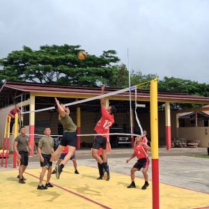 Batalyon C Pelopor Sat Brimobda Polda Sumut Gelar Pertandingan Volly Meriahkan HUT Bhayangkara ke – 80