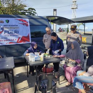 Sambut Hari Bhayangkara ke – 80, Polres Sibolga Gelar Bakti Kesehatan Gratis untuk Masyarakat dan Personel