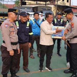 Perkuat Sinergitas, Polres Priok, Gelar JJOS Apel Gabungan Bersama Sabuk Kamtibmas