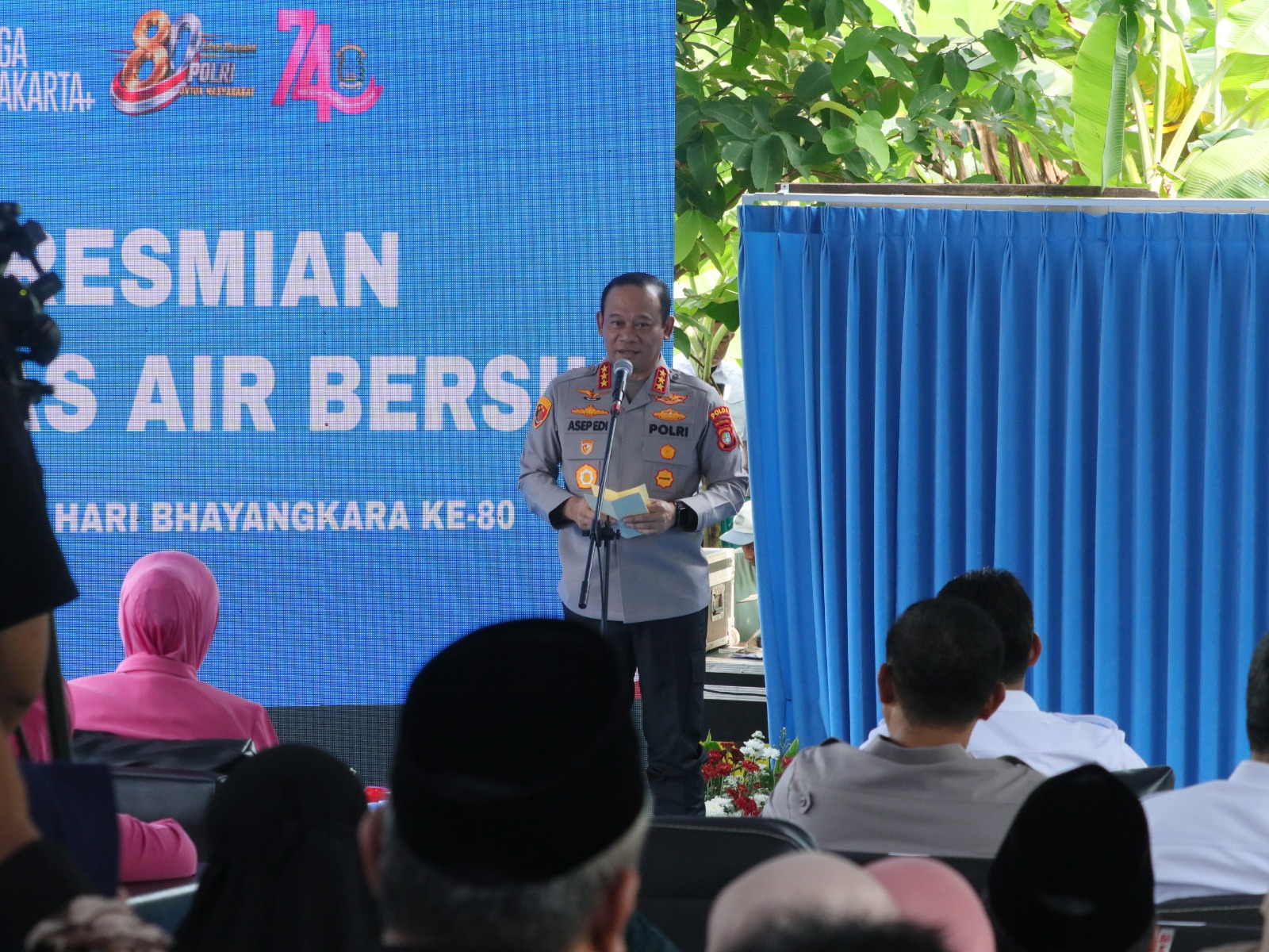 Polda Metro Jaya Resmikan Fasilitas Air Bersih di Bojongsari Depok, 815 Warga Terbantu