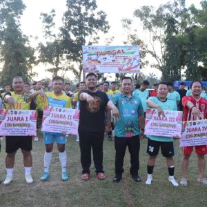 Penutupan Turnamen Futsal Internal Meriahkan Hari Bhayangkara ke-80 Polres Mukomuko
