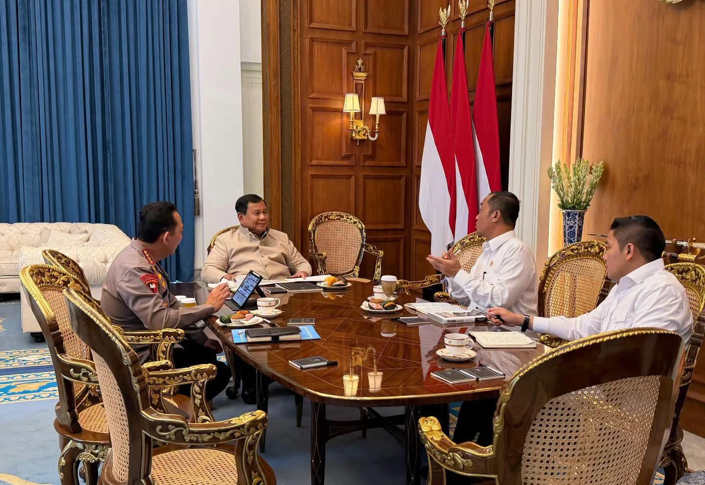 Presiden Prabowo Panggil Kapolri ke Istana, Bahas Kamtibmas hingga Hari Bhayangkara ke – 80