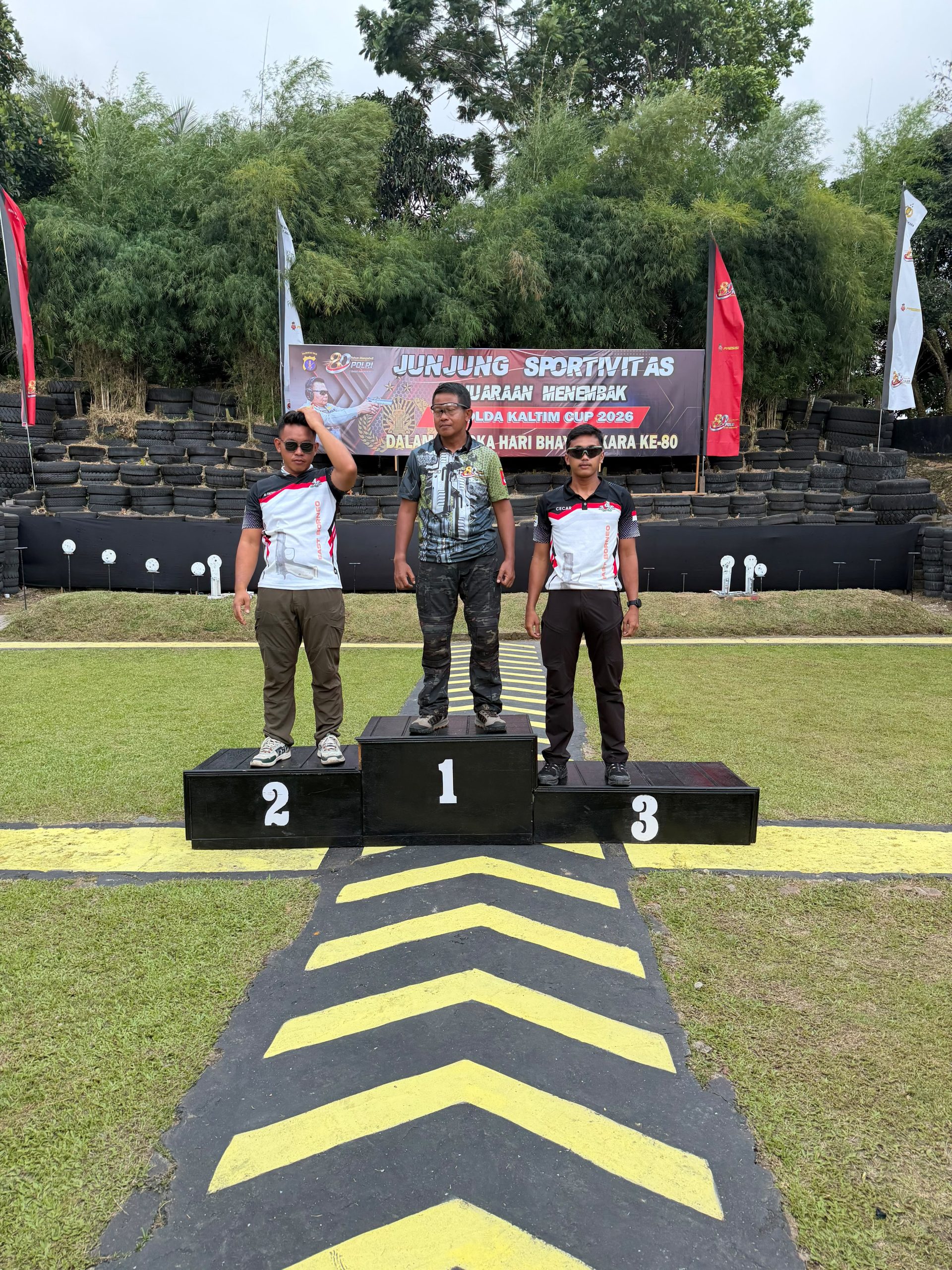 Tim Menembak Polres Kutim Raih Juara 1 Kelas Presisi 25 Meter Di Kapolda Cup 2026