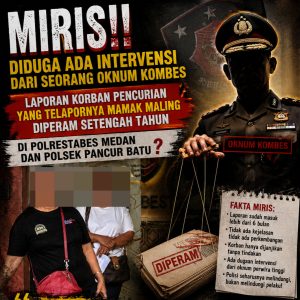 Miris! Ada Apa ini Pak Kapolri : Laporan Maling Cepat Diproses Polrestabes Medan, Laporan Korbannya Diperam Setengah Tahun?
