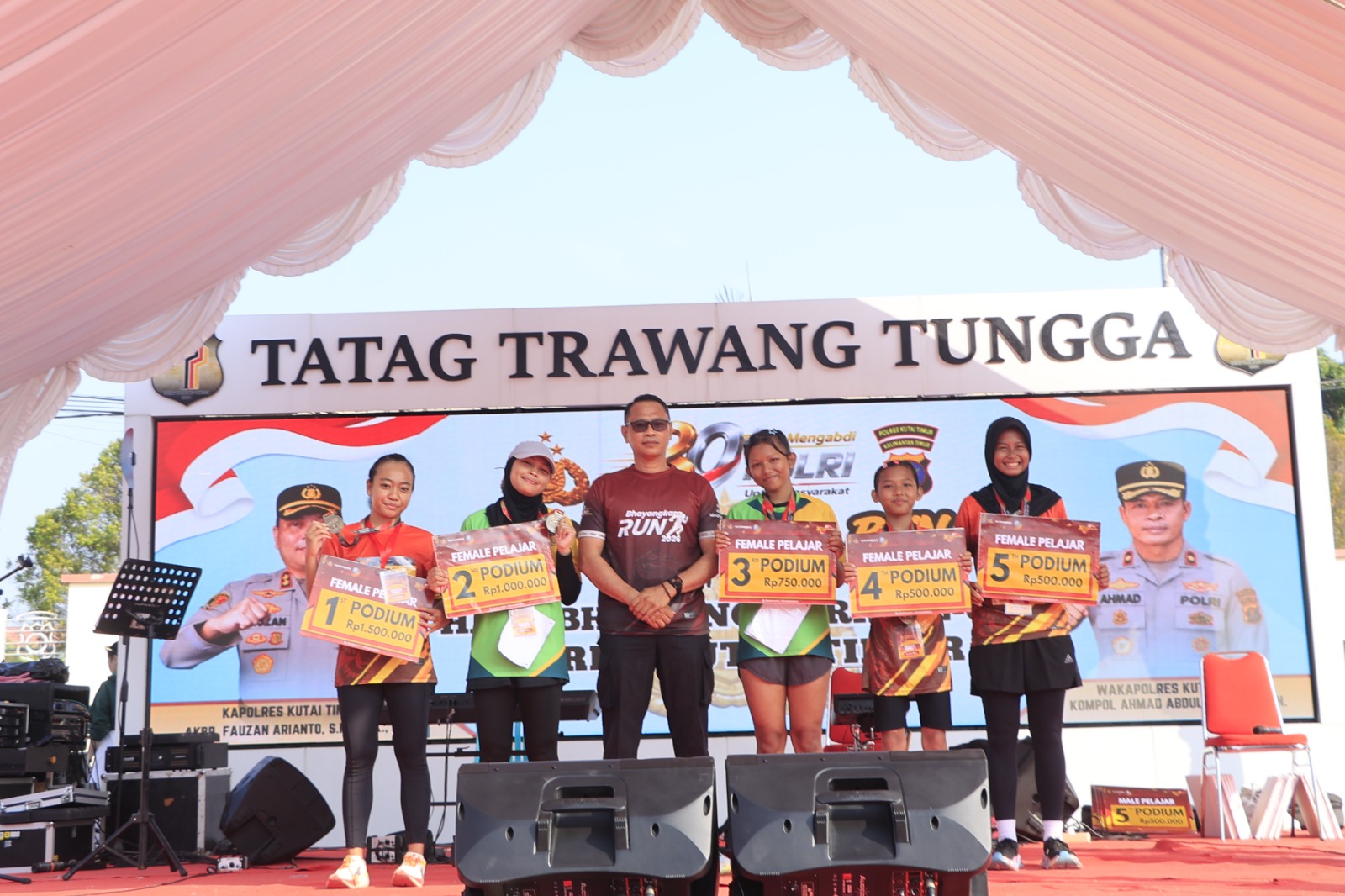 Polres Kutm Dorong Lahirnya Atlet Berprestasi, Ratusan Pelari Meriahkan Bhayangkara Run 2026