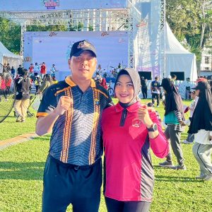 Semarakkan Kebersamaan Bersama Polda Kaltim, Kapolres Kutim Hadiri Jalan Sehat Hari Bhayangkara Ke-80