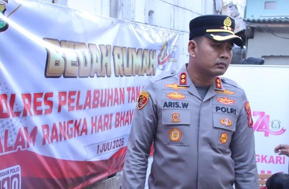 Kapolres Tanjung Priok, Resmikan Program Bedah Rumah, Wujud Kepedulian Polri kepada Masyarakat di Hari Bhayangkara ke- 80