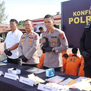 Polres Dairi Ringkus 38 Tersangka dari 29 Kasus Narkoba Periode April – Juni 2026, Kapolres Dairi : Mari Kita Sinergi Berantas Narkoba