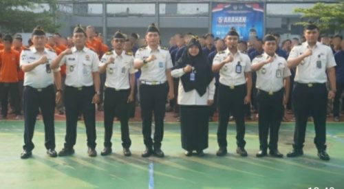 Kegoatan Foto : Peringati Hari Lahir Pancasila, Rutan Kelas 1 Depok Tegaskan: Pelayanan Harus Profesional dan Menghargai Kemanusiaan