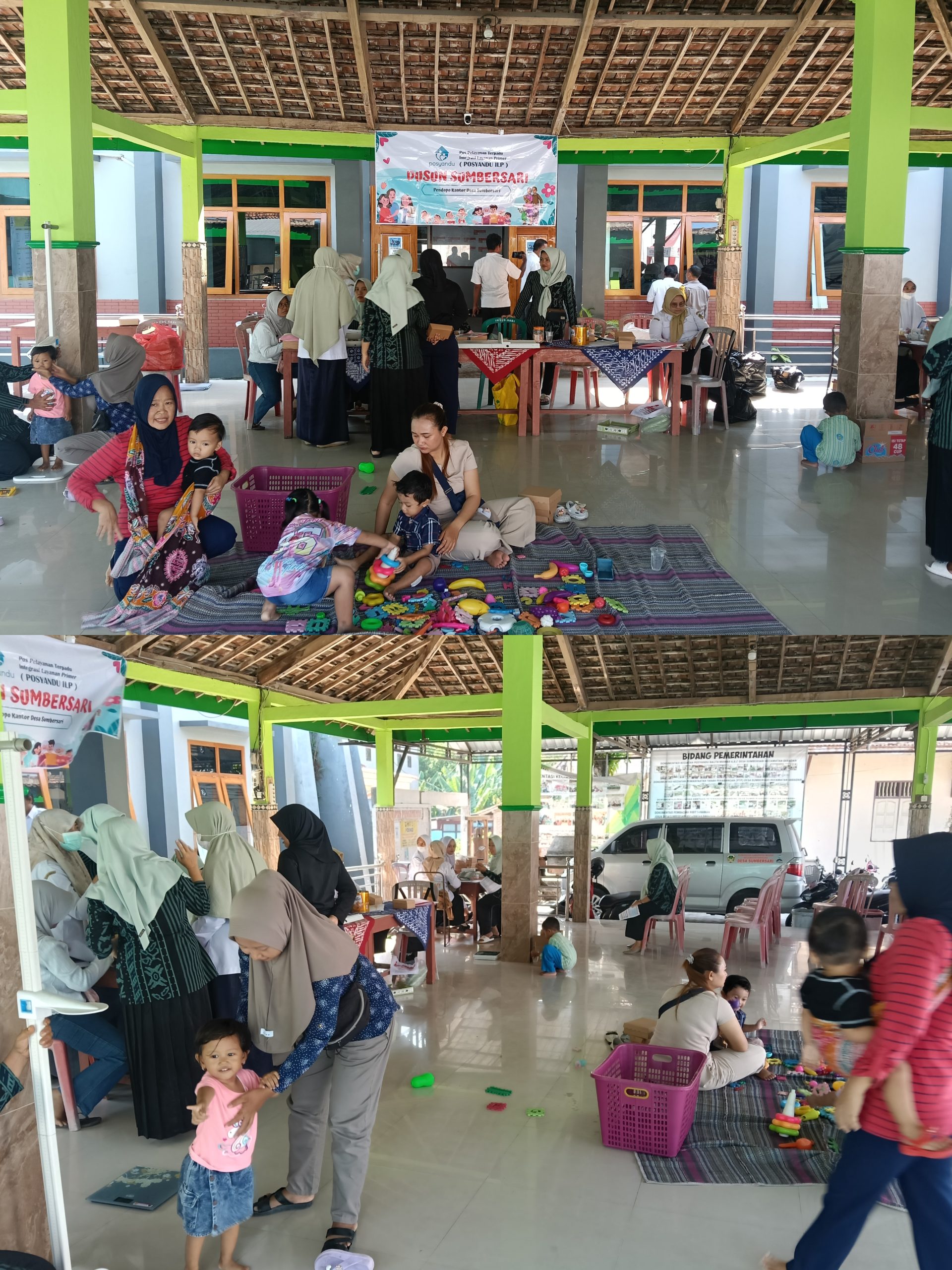 Peduli Dengan Kesehatan,Pemdes Sumbersari Laksanakan Kegiatan Posyandu ILP