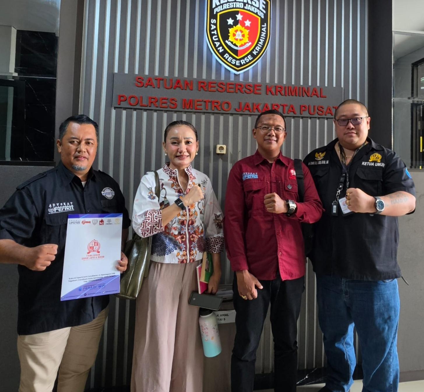 Pendampingan Saksi Terlapor di Polres Jakarta Pusat oleh Subur Jaya Law Firm – FERADI WPI