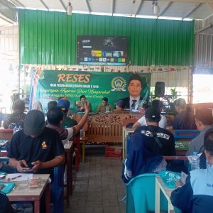 Anggota Komisi IV DPRD Kabupaten Gresik dari Fraksi PKB, Pondra Priyo Utomo, menggelar kegiatan reses masa persidangan III tahun sidang II Tahun 2026 dengan menyerap aspirasi masyarakat