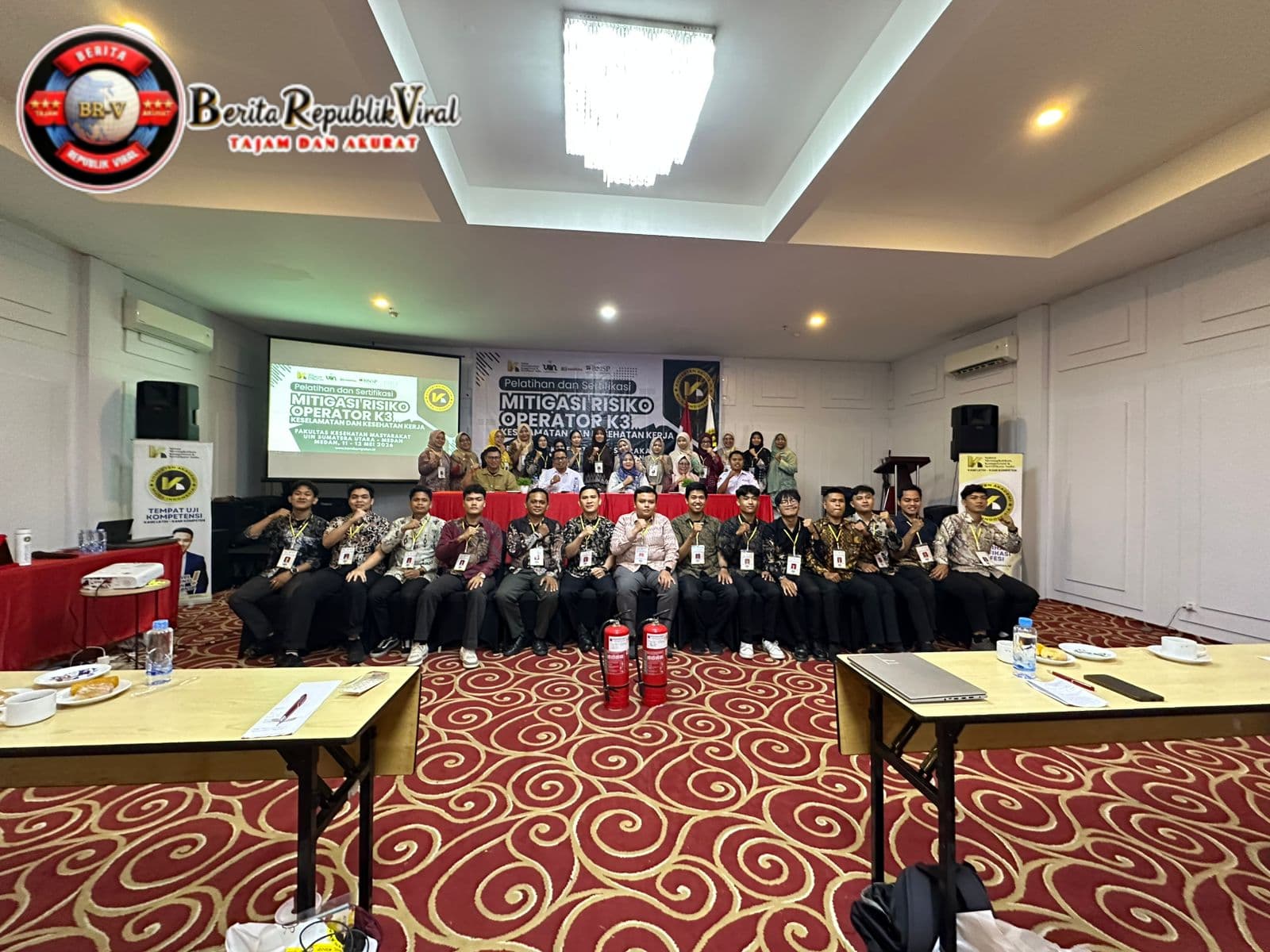 FKM UIN Sumut gelar pelatihan dan sertifikasi mitigasi risiko operator K3, tingkatkan kompetensi mahasiswa dan dosen