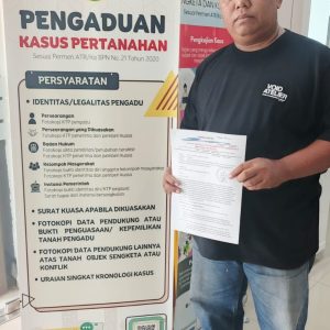 K-MAKI Sumsel Bawa Dugaan Sertifikasi Lahan Fasum Griya Handayani ke Kementerian ATR/BPN RI, Sepriadi: Kami Akan Kawal Kasus Ini