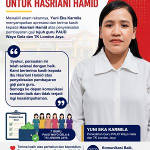 Persoalan Gaji Tujuh Guru PAUD dan TK Temui Titik Terang, Diselesaikan Secara Kekeluargaan